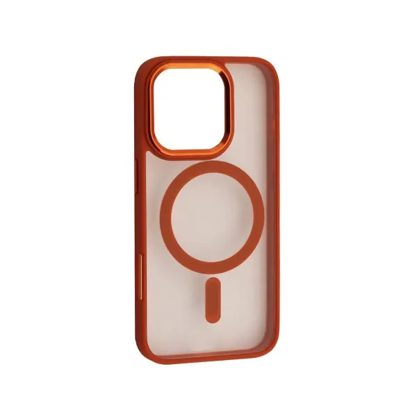ЧОХОЛ CRISTAL GUARD MAGSAFE ДЛЯ IPHONE 16 PRO MAX ПОМАРАНЧЕВИЙ