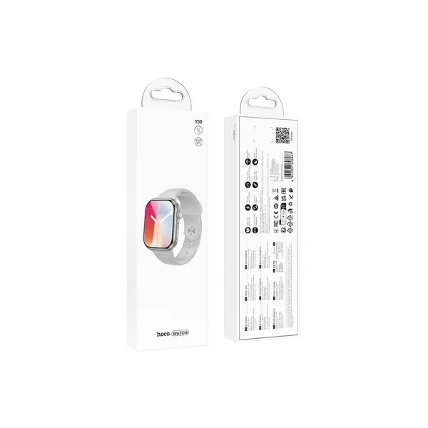 СМАРТ-ГОДИННИК HOCO Y30 SMART SPORTS WATCH (CALL VERSION), СІРИЙ