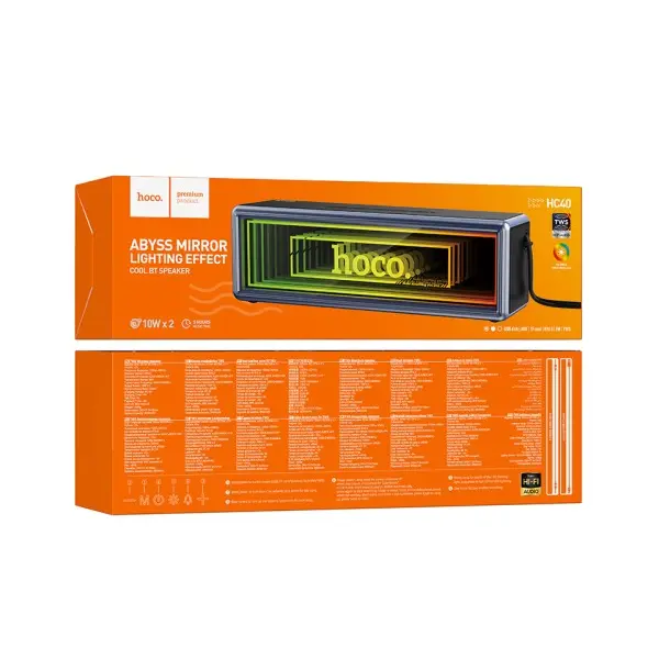 MR4_152825 Акустична система hoco hc40 luz sports bt speaker, чорний 