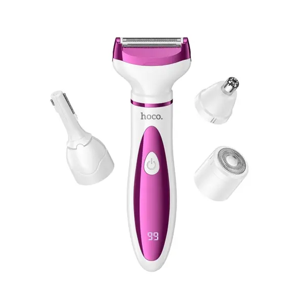 ТРИМЕР HOCO HP80 4IN1 LADIES TRIMMER AND SHAVER ROSE ЧЕРВОНИЙ