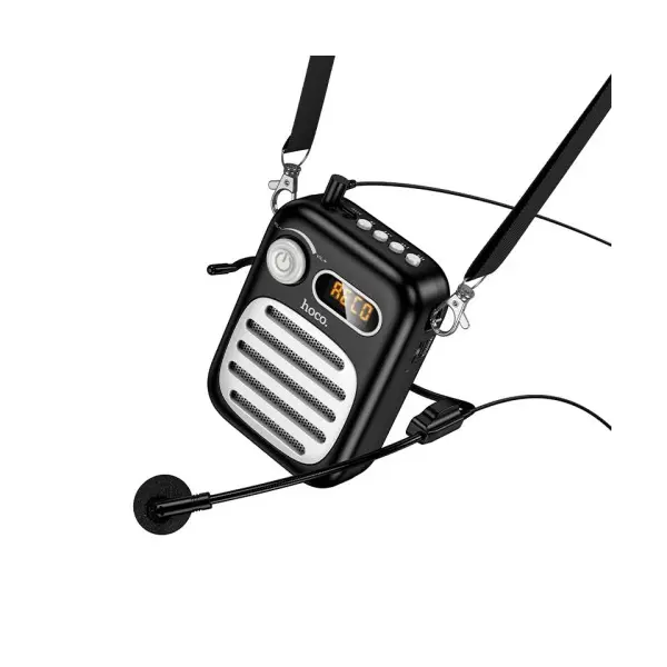 АКУСТИЧНА СИСТЕМА HOCO L23 LEMONY SPEAKER WITH WIRED MICROPHONE, ЧОРНИЙ