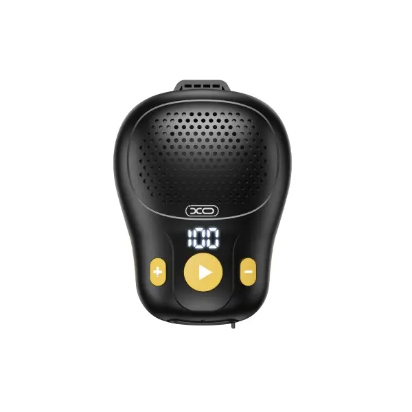 АКУСТИЧНА СИСТЕМА XO F78 CLIP-ON WEARABLE WATERPROOF WIRELESS SPEAKER, ЧОРНИЙ