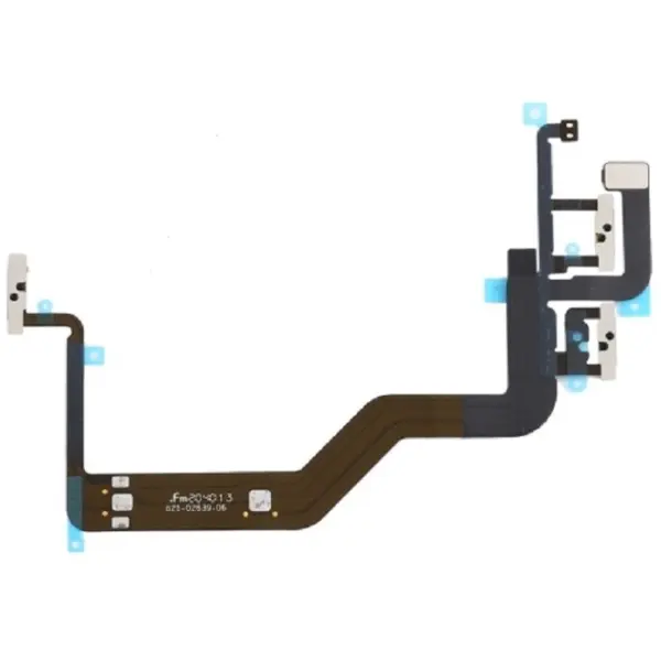 MR1_83866 Шлейф з кнопками включення та гучності для iphone 12 pro (6.1") 