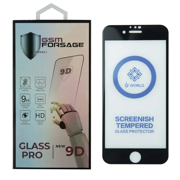 MR1_86530 Захисне скло premium tempered glass для iphone 7 / iphone 8 / iphone se 2020 (4.7') black 
