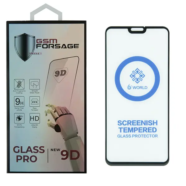 MR1_86539 Захисне скло premium tempered glass для huawei honor 8x (6.5') black 