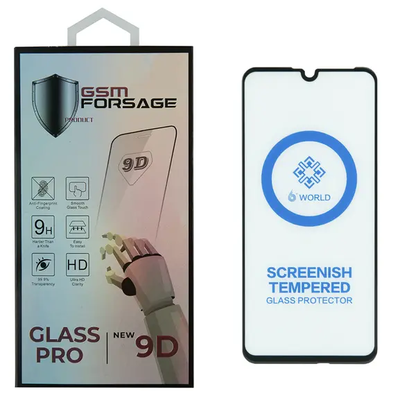 MR1_86541 Захисне скло premium tempered glass для huawei p smart 2019 / honor 10 lite (6.2') black 
