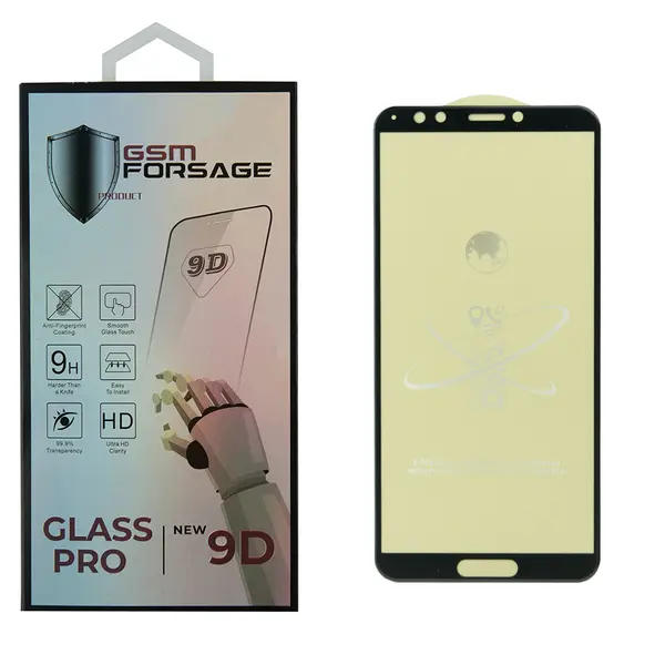 MR1_86551 Захисне скло premium tempered glass для huawei y7 prime 2018 / honor 7c pro (5.99') black 