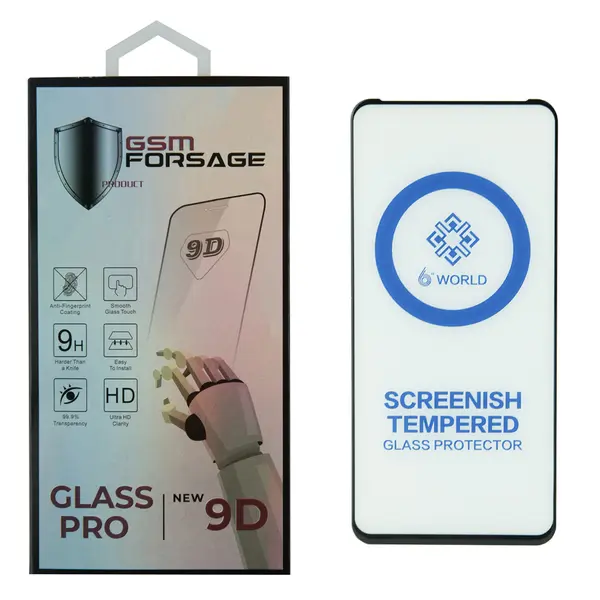 MR1_86398 Захисне скло premium tempered glass для xiaomi redmi 10x / redmi note 9 (6.53") black 
