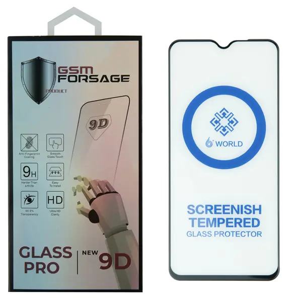 MR1_81764 Захисне скло premium tempered glass для xiaomi poco m3 / redmi 9t (6.53') black 