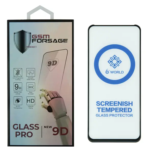 MR1_95752 Захисне скло premium tempered glass для oneplus nord n100 / oppo a32 / a33 2020 (6.52') black 