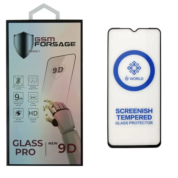 MR1_96869 Захисне скло premium tempered glass для samsung galaxy a13 4g a135 / a235 / m236 / m336 (6.6") black 