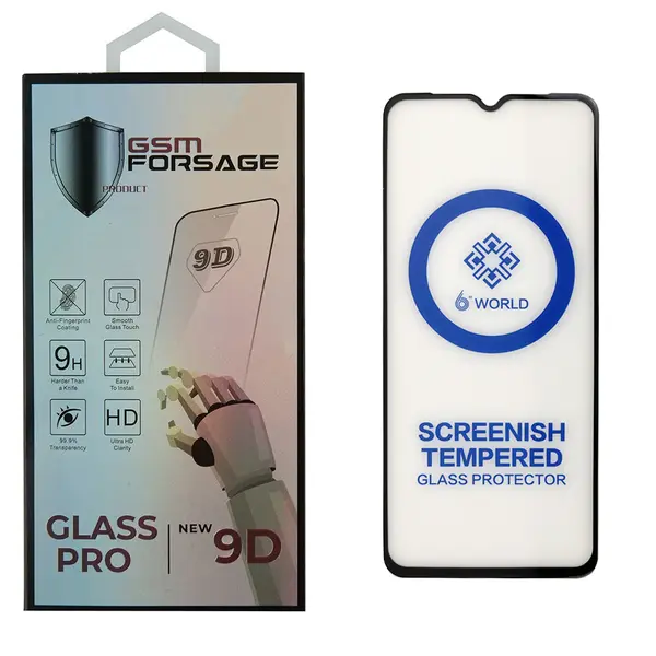 MR1_96873 Захисне скло premium tempered glass для samsung galaxy a22 5g / a22s 5g sm-a226 (6.6") black 