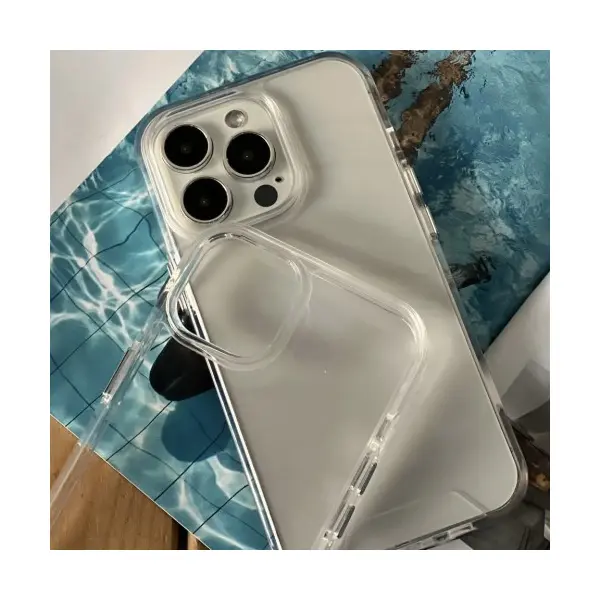 ЧОХОЛ SPACE DROP PROTECTION ДЛЯ IPHONE 15 PLUS TRANSPARENT