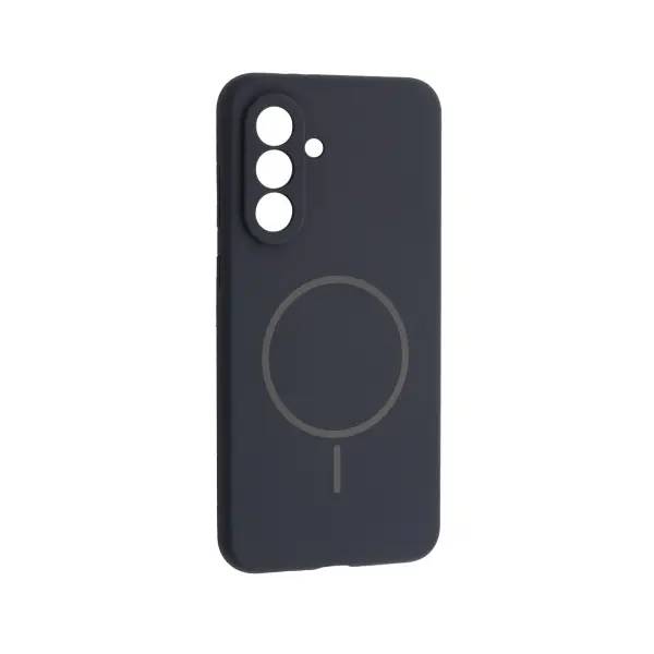 MR4_152984 Чохол silicone case luxury magsafe для samsung a17 midnight синій 
