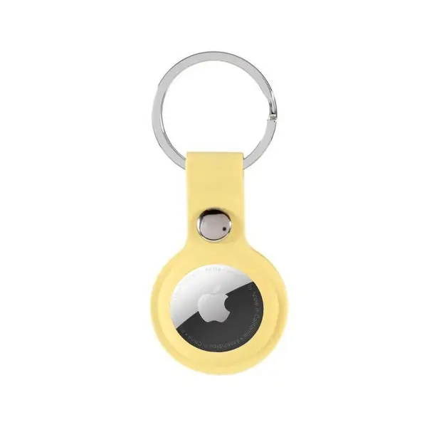 БРЕЛОК SILICONE KEY RING ДЛЯ AIRTAG, AIRTAG 2 ЖОВТИЙ