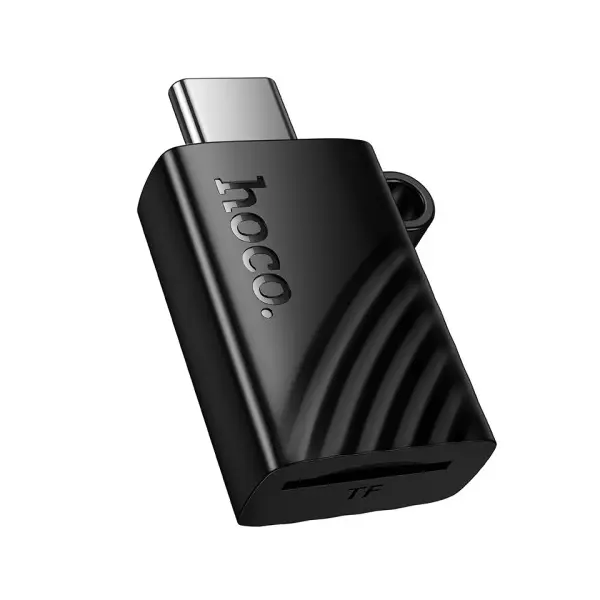 ПЕРЕХІДНИК HOCO HB53 TYPE-C MINI TF CARD READER 2.0, ЧОРНИЙ