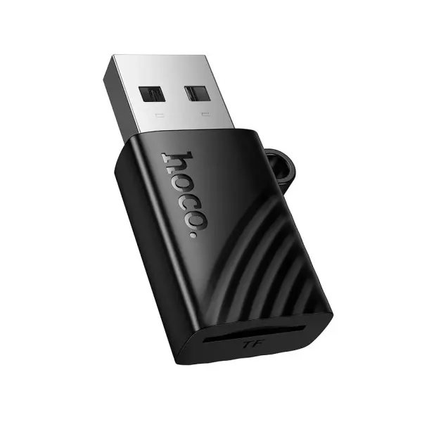 ПЕРЕХІДНИК HOCO HB53 USB MINI TF CARD READER 2.0, ЧОРНИЙ