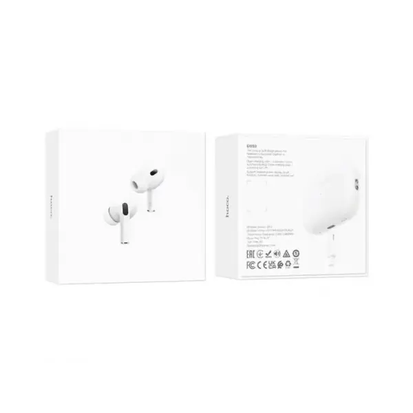 НАВУШНИКИ БЕЗДРОТОВІ HOCO EW93 TRUE WIRELESS STEREO HEADSET, БІЛИЙ