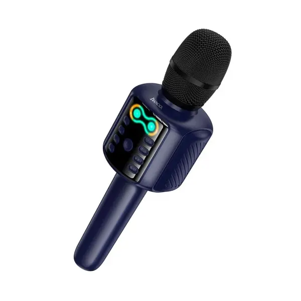 МІКРОФОН КАРАОКЕ HOCO L24 SHINE KARAOKE MICROPHONE СИНІЙ