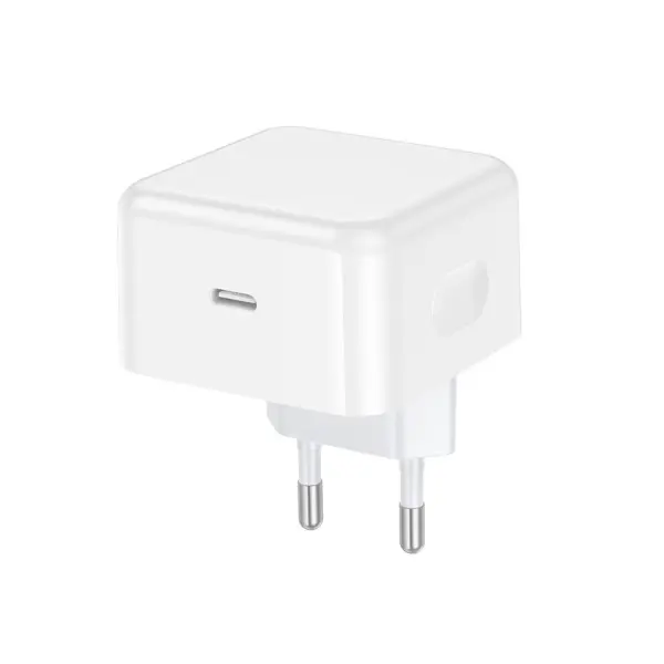 МЕРЕЖЕВИЙ ЗАРЯДНИЙ ПРИСТРІЙ HOCO C161A SPEED SINGLE PORT PD40W CHARGER, БІЛИЙ