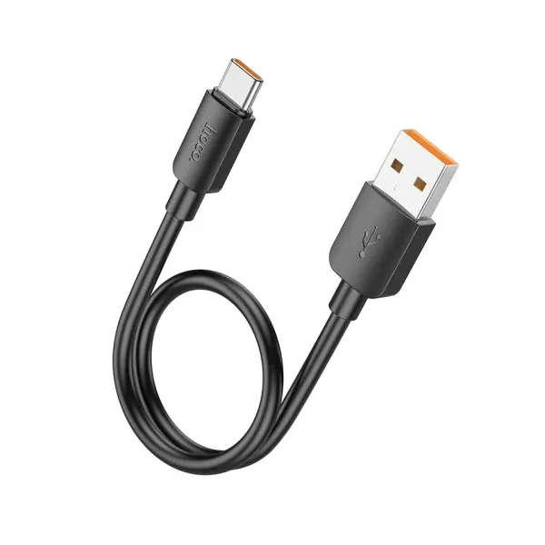 КАБЕЛЬ HOCO X96 HYPER 100W CHARGING DATA CABLE TYPE-C (L=0.25M), ЧОРНИЙ