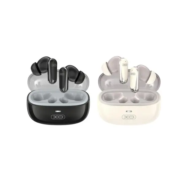 MR4_153076 Навушники бездротові xo g42 golden bud exquisite dual-mic anc+enc tws earbuds бежеві 