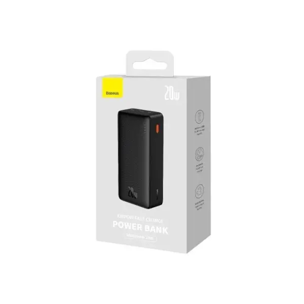 MR4_153208 Зовнішній акумулятор power bank baseus airpow fast charge power bank 30 000mah 20w, чорний ppqd090101 BASEUS