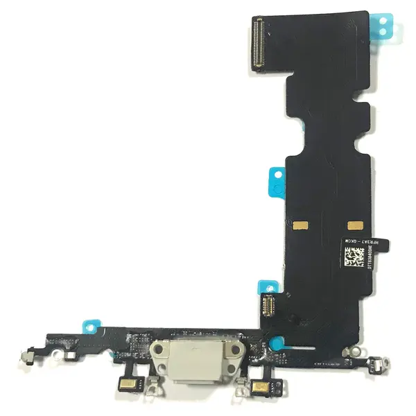 MR1_93355 Шлейф зарядки для iphone 8 plus (5.5") white original (prc) 