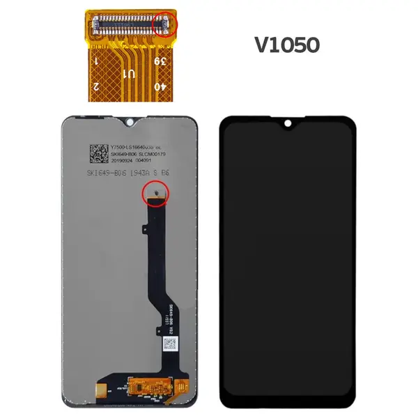 MR1_90953 Дисплей zte blade 20 smart (v1050) / blade a7s 2020 complete black 
