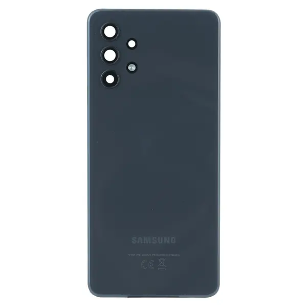 MR1_101551 Задня частина корпусу samsung galaxy a32 sm-a325 black (з склом камери) 