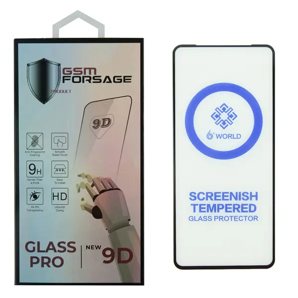 MR1_102283 Захисне скло premium tempered glass для motorola moto g22 / moto e32 (6.5") black 