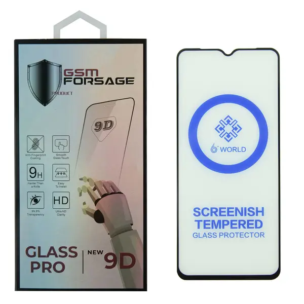 MR1_102293 Захисне скло premium tempered glass для xiaomi redmi a1 / a1+ / a2 / a2+ / poco c50 (6.51") black 