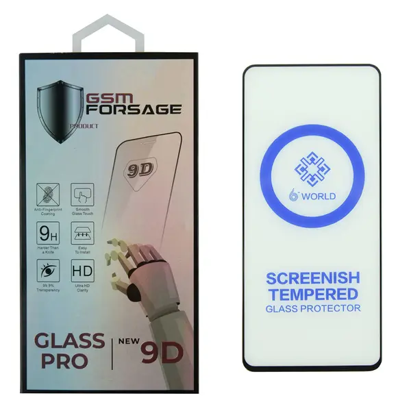 MR1_102294 Захисне скло premium tempered glass для xiaomi redmi note 12 4g / note 12 5g / poco x5 (6.67`) black 