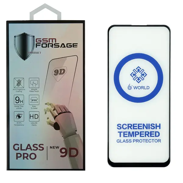 MR1_104339 Захисне скло premium tempered glass для infinix smart 8 / smart 8 plus / smart 8 pro (6.78") black 