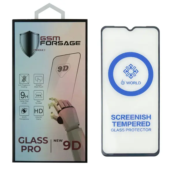 MR1_106397 Захисне скло premium tempered glass для motorola moto e20 (6.5") black 
