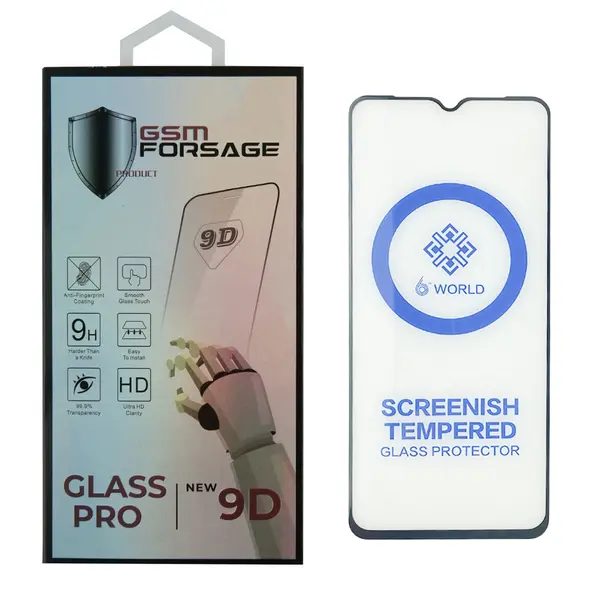MR1_106402 Захисне скло premium tempered glass для tecno spark go 2023 / tecno pop 7 (6.6") black 