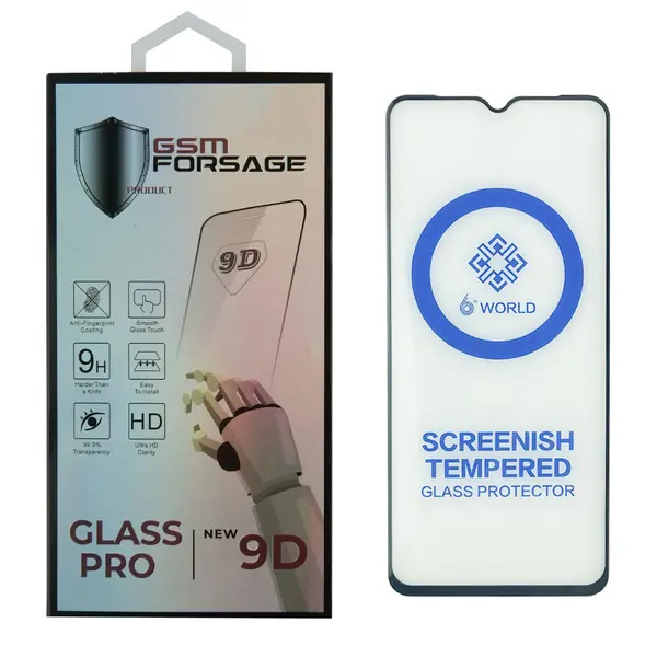 MR1_106405 Захисне скло premium tempered glass для tecno spark 8c (6.6") black 