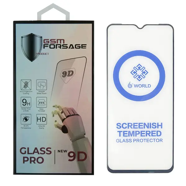 MR1_106406 Захисне скло premium tempered glass для oppo realme c30 / c33 / c33s / narzo 50i prime (6.5") black 