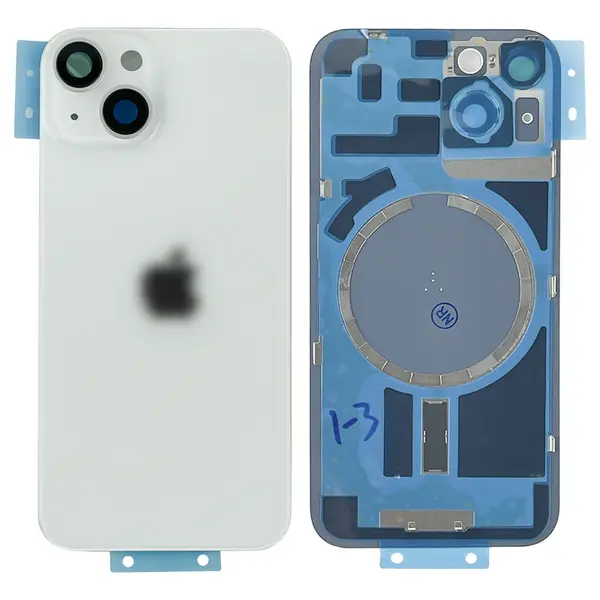 MR1_106892 Кришка задня iphone 14 starlight white (з рамкою) original (prc) 