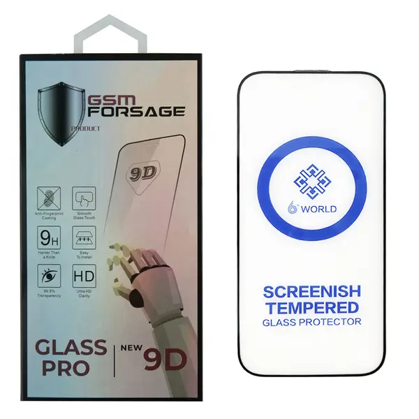 MR1_107237 Захисне скло premium tempered glass для iphone 16 pro (6.3') black 