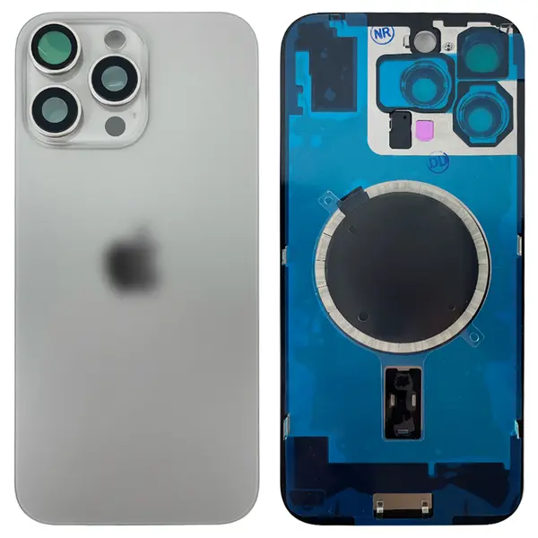 MR1_108059 Кришка задня iphone 16 pro max natural titanium (з рамкою) original (prc) 
