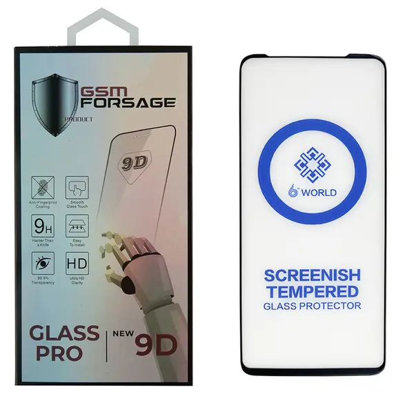 MR1_109450 Захисне скло premium tempered glass для tecno spark 6 / tecno pova / tecno camon 16 se (6.8") black 
