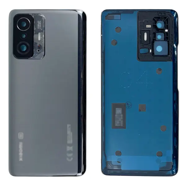 MR1_111112 Задня частина корпусу xiaomi 11t / 11t pro meteorite gray (з склом камери) original (prc) 