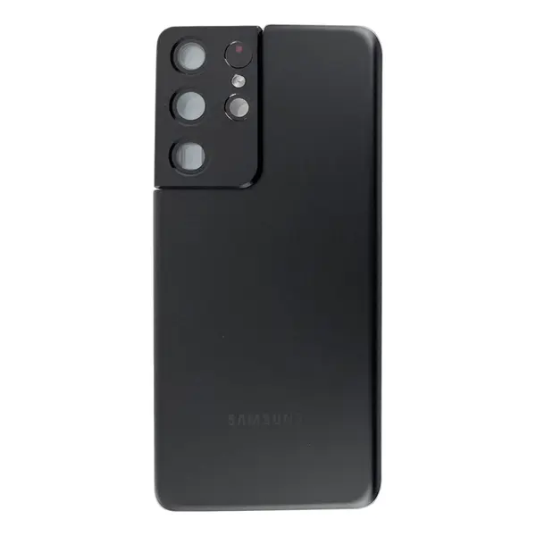 MR1_111626 Задня частина корпусу samsung galaxy s21 ultra sm-g998 phantom black (з склом камери) original (prc) 