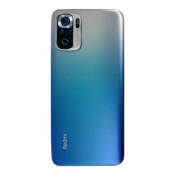 MR1_112966 Задня частина корпусу xiaomi redmi note 10 / note 10s ocean blue (з склом камери) original (prc) 