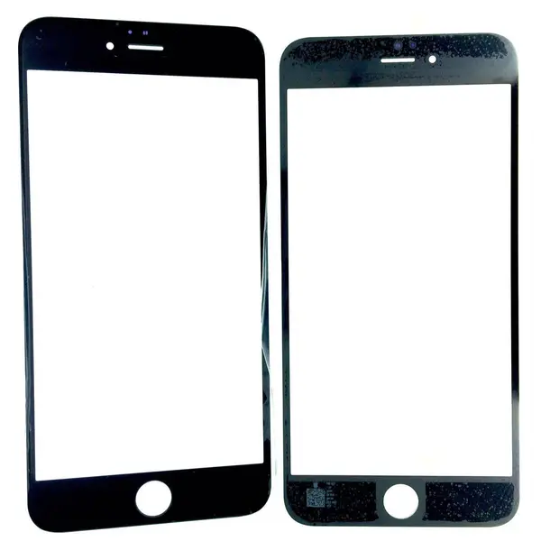 MR1_43739 Скло дисплея iphone 6s plus (5.5") black (для переклеювання) 