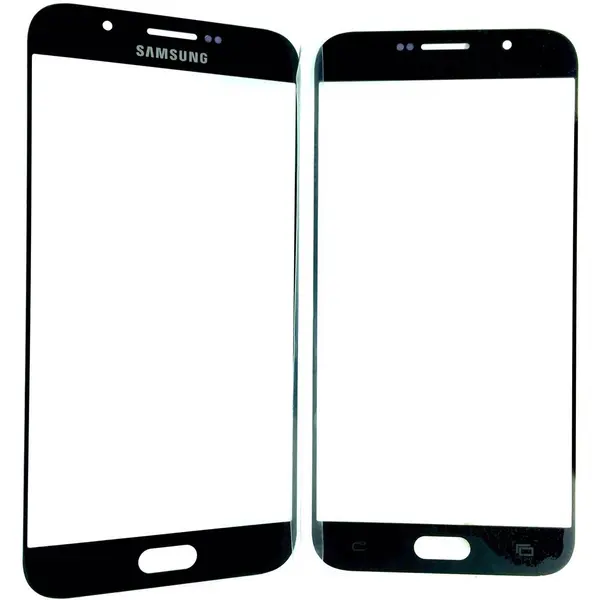 MR1_43711 Скло дисплея samsung galaxy a8 sm-a8000 black (для переклеювання) 
