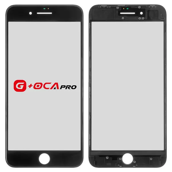 MR1_100942 Скло дисплея oca pro для iphone 8 plus (5.5") для переклеювання з рамкою та oca black 