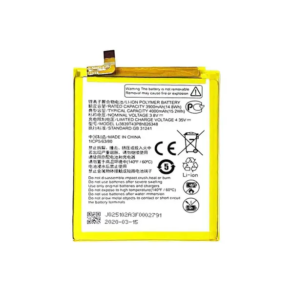 MR1_104030 Акумулятор li3839t43p8h826348 (4000mah) для zte blade a7s 2020 / blade a7 2020 