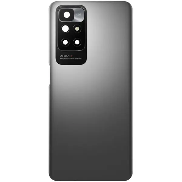 MR1_112979 Задня частина корпусу xiaomi redmi 10 / redmi 10 prime carbon gray (з склом камери) original (prc) 